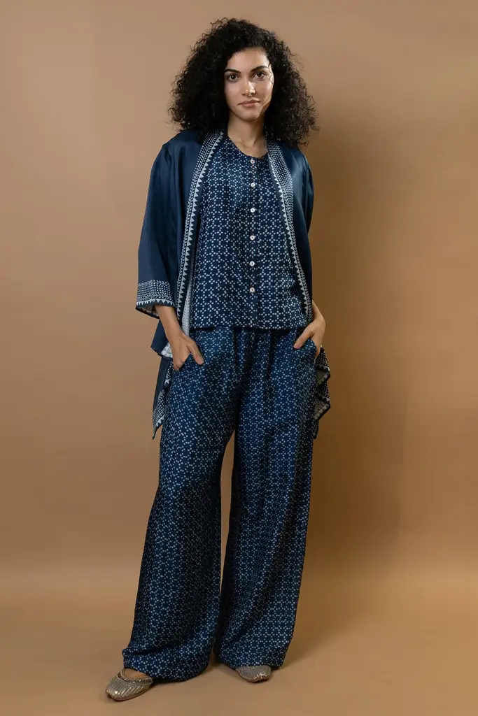 Kalamkari Overlay Co-ord