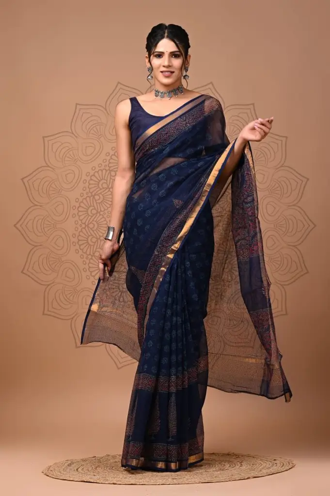 Kota Doria Summer Saree