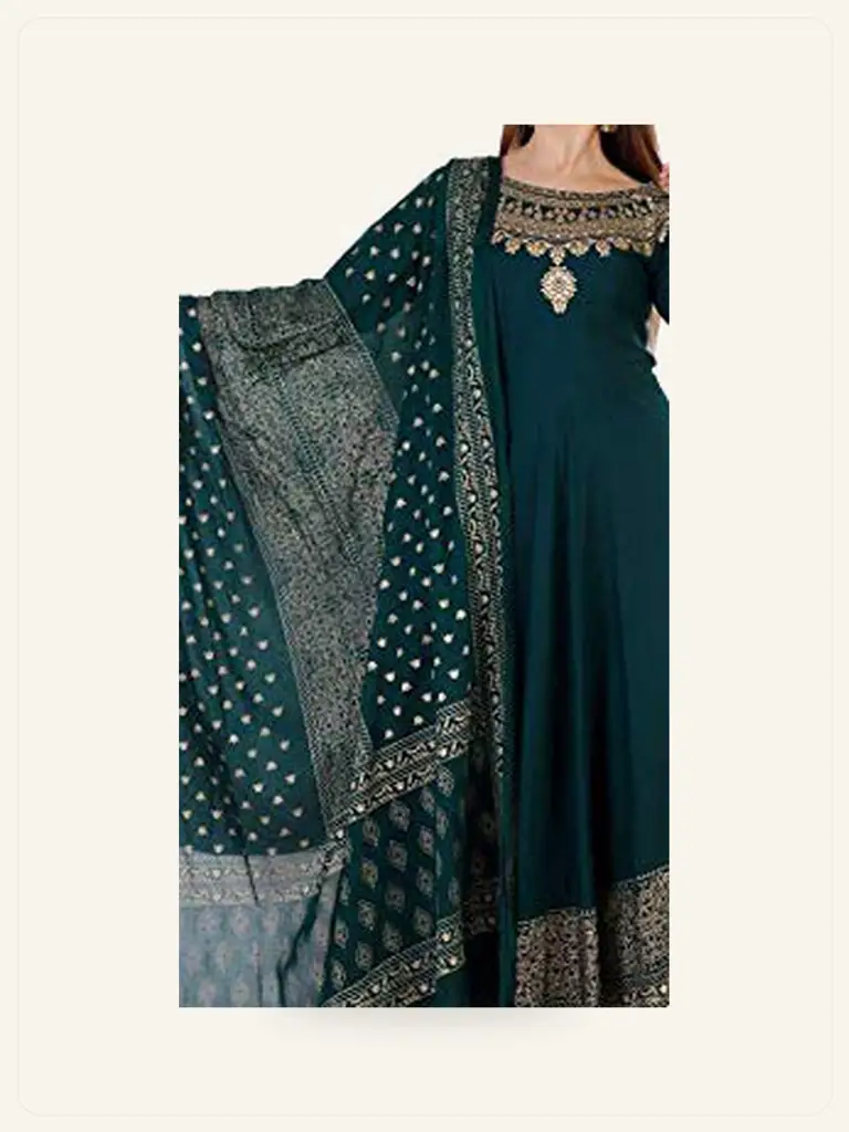 Anarkali Kurta with Dupatta - alternate product photo