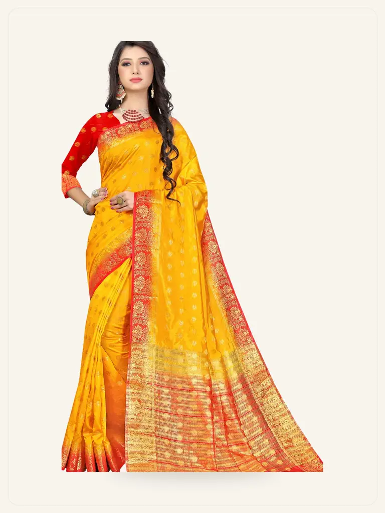 Banarasi Silk Festive Saree - alternate view