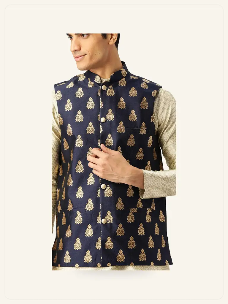 Brocade Nehru Jacket - alternate product photo
