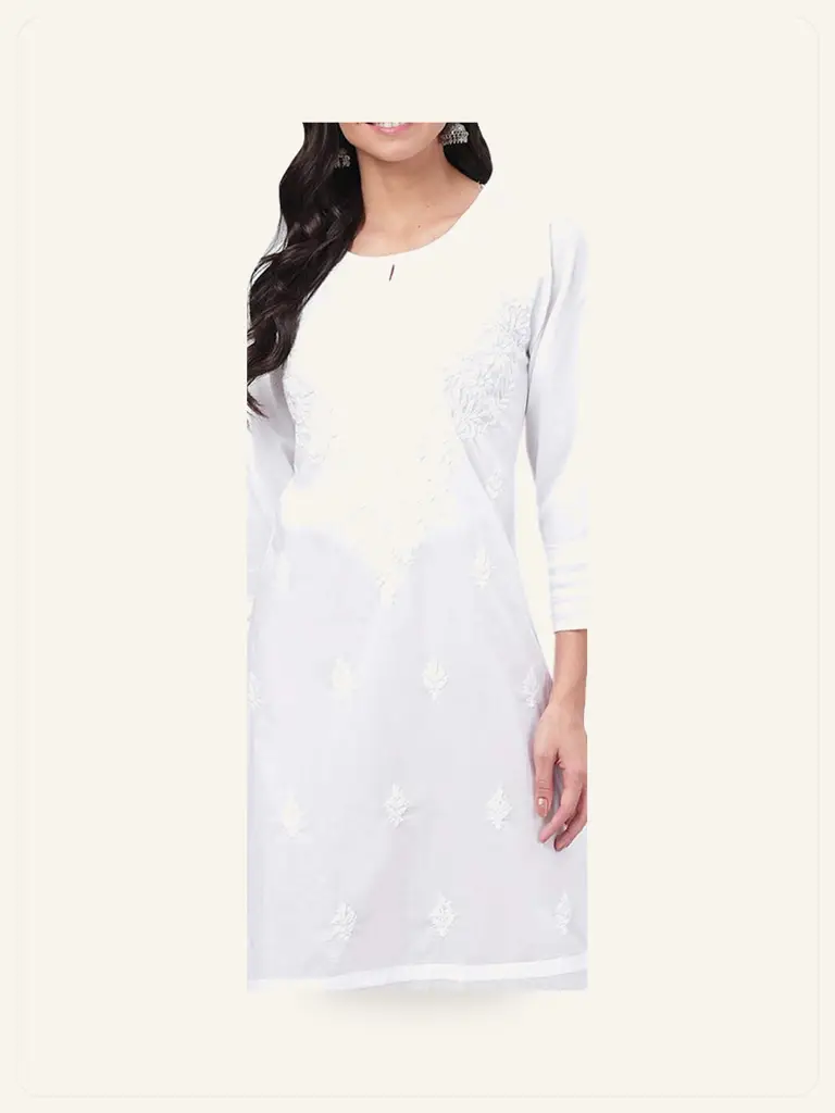 Chikankari Lucknowi Kurta - alternate product photo