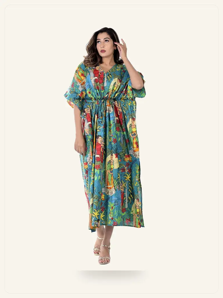 Festive Maxi Dress - model studio photo