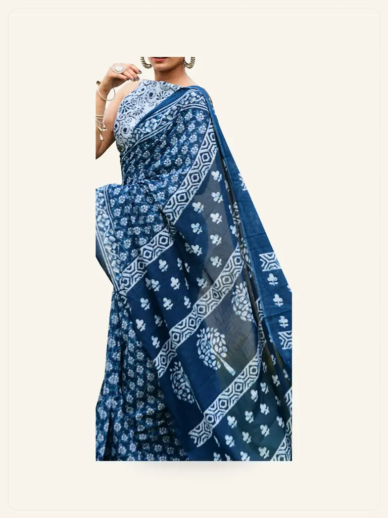 Handloom Cotton Daily Saree - alternate product photo