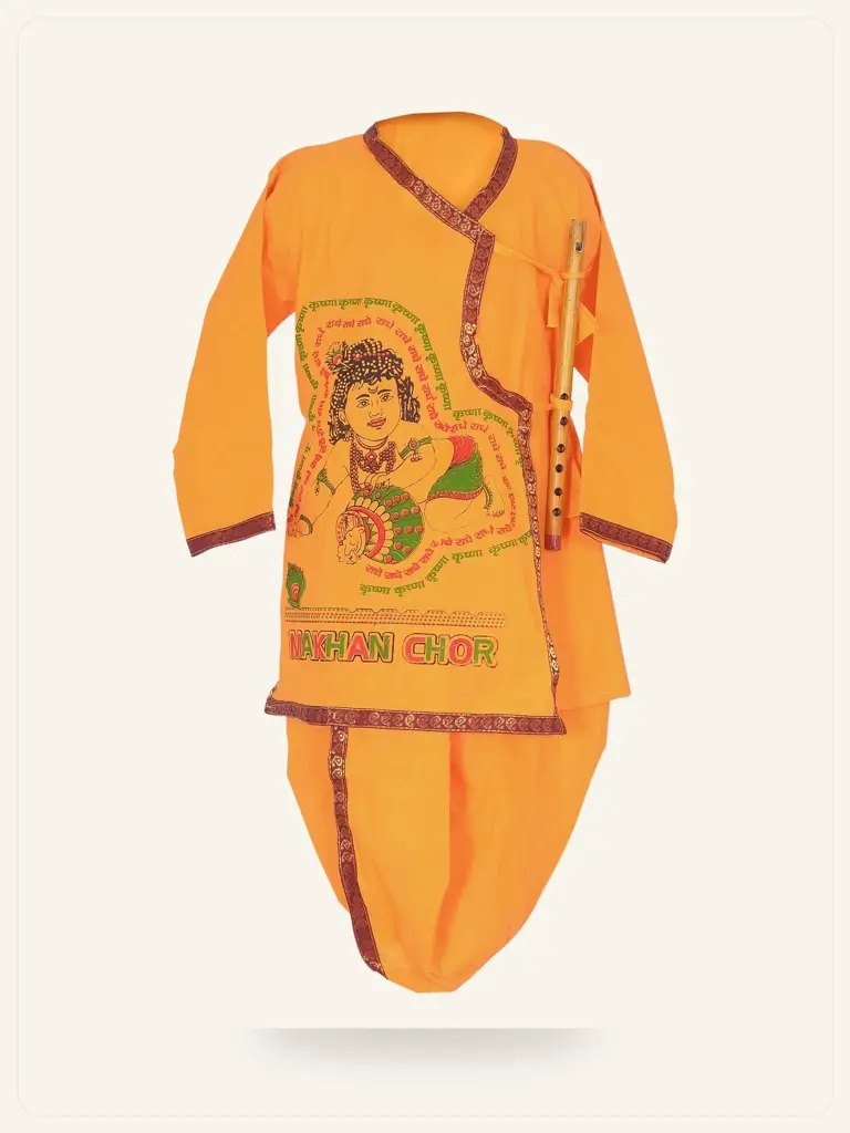 Infant Dhoti Kurta Romper - model studio photo