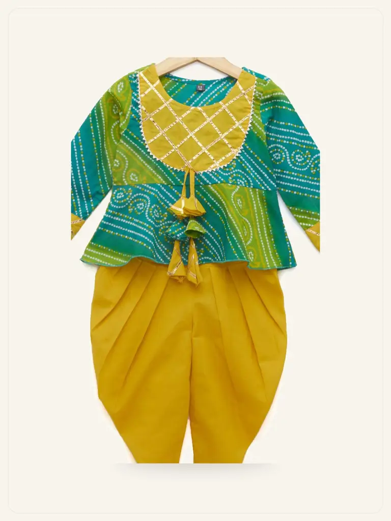 Kids Cotton Dhoti Kurta - alternate product photo