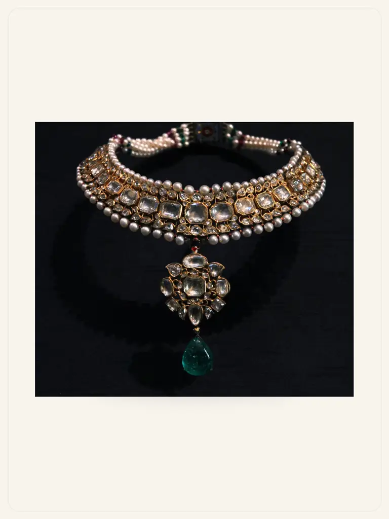Kundan Choker Set - alternate view