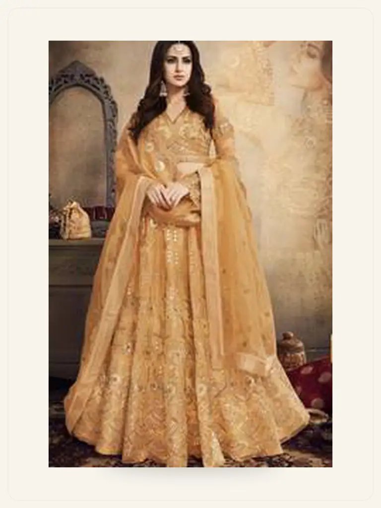 Lightweight Sangeet Lehenga - alternate view