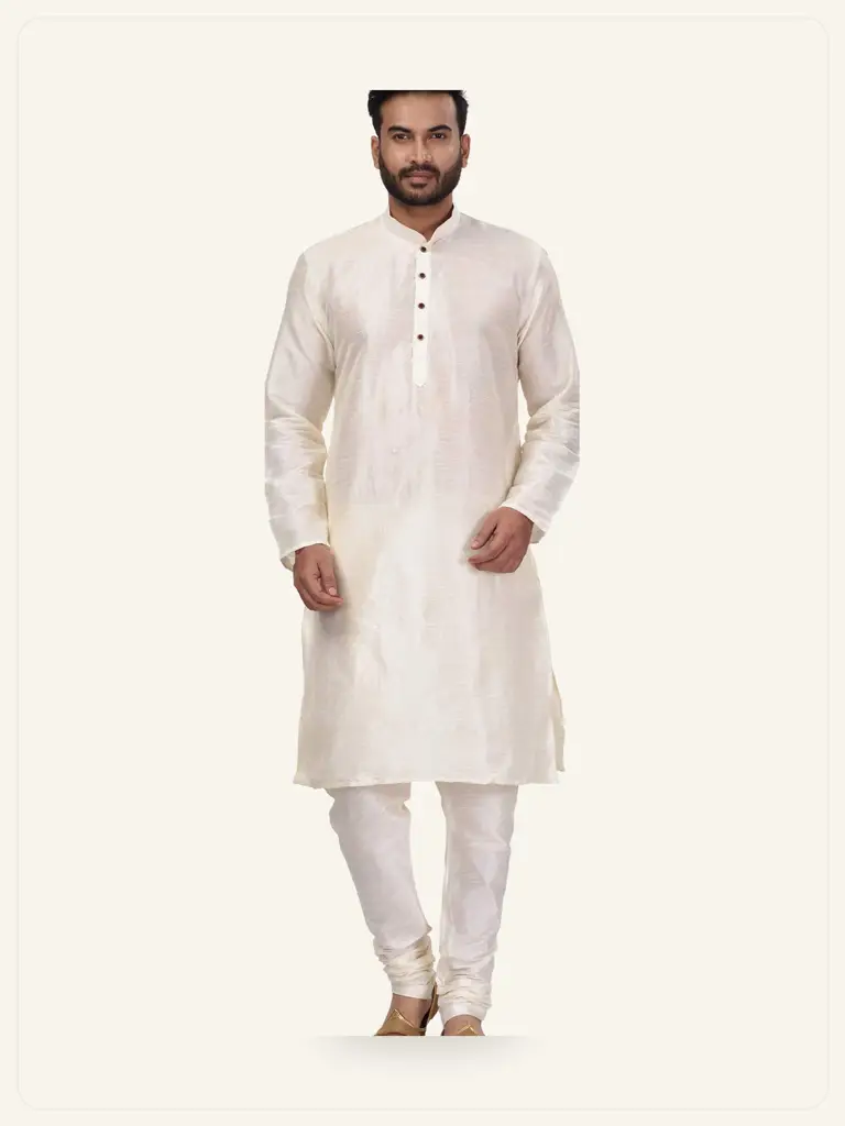 Linen Festive Kurta - alternate view