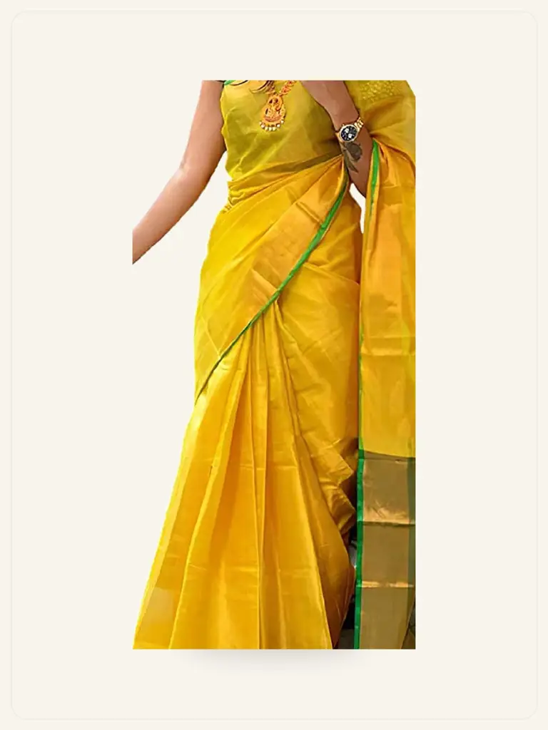 Linen Tissue Saree - alternate product photo