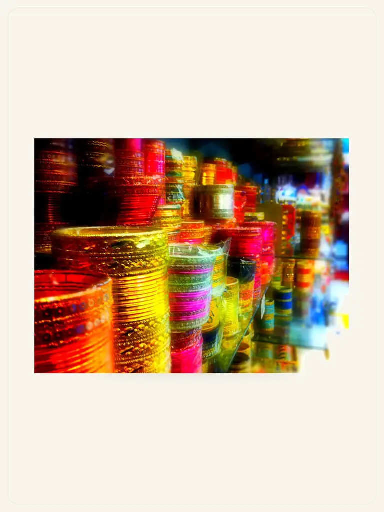 Meenakari Bangle Stack - alternate view