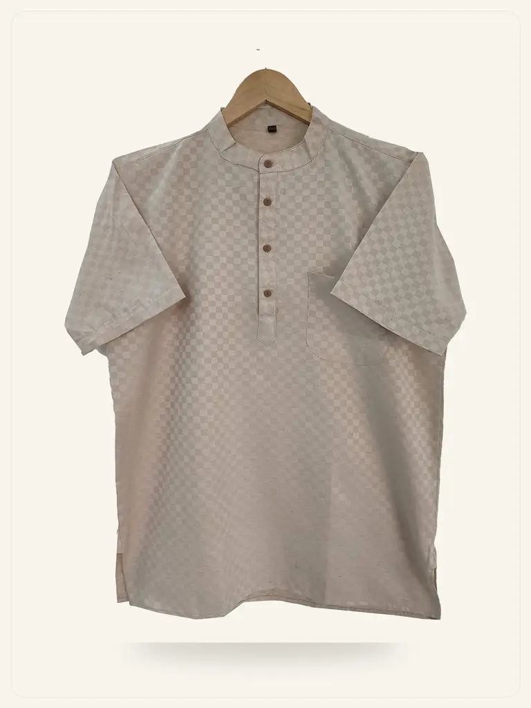 Men Kurta Churidar Set - model studio photo