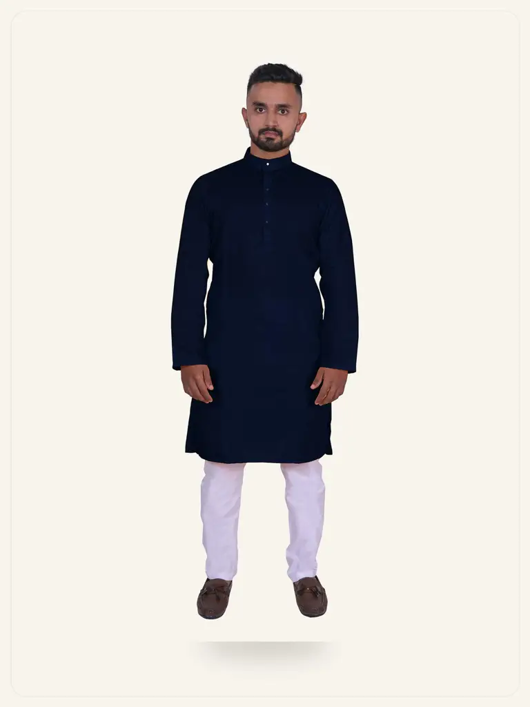 Nehru Jacket Kurta Combo - model studio photo