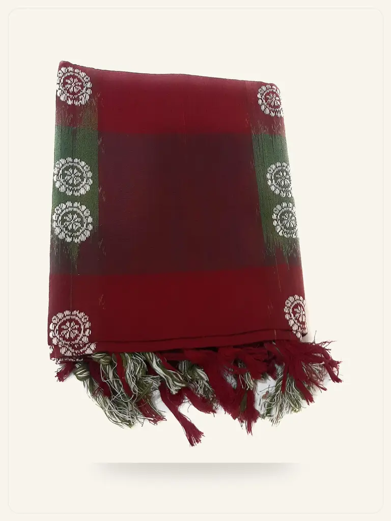 Pashmina Festive Shawl - model studio photo