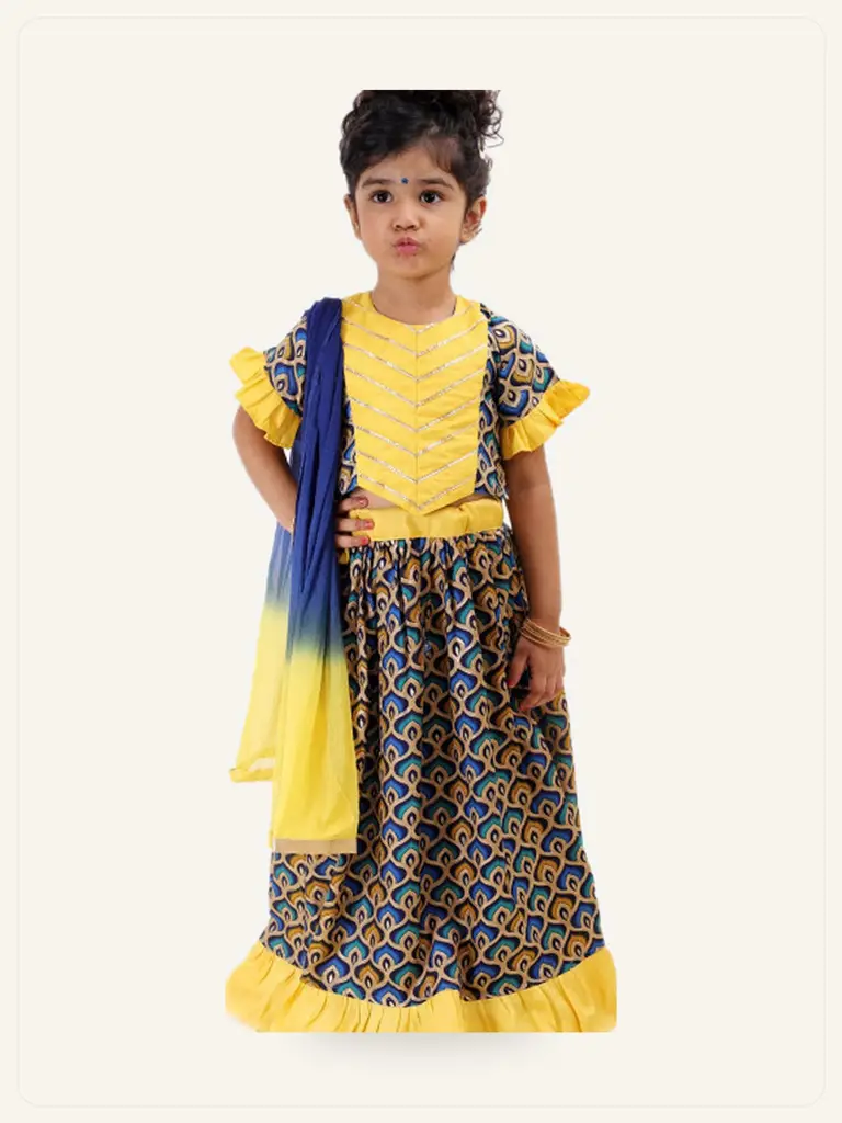 Printed Navratri Chaniya Choli - alternate view