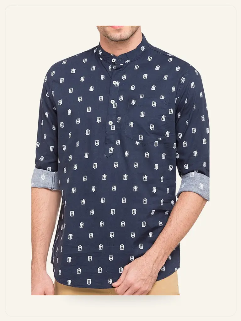 Printed Short Kurta - alternate view