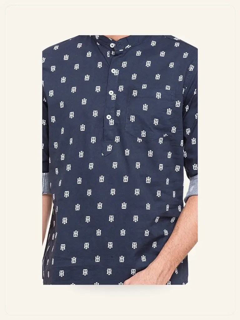 Printed Short Kurta - alternate product photo