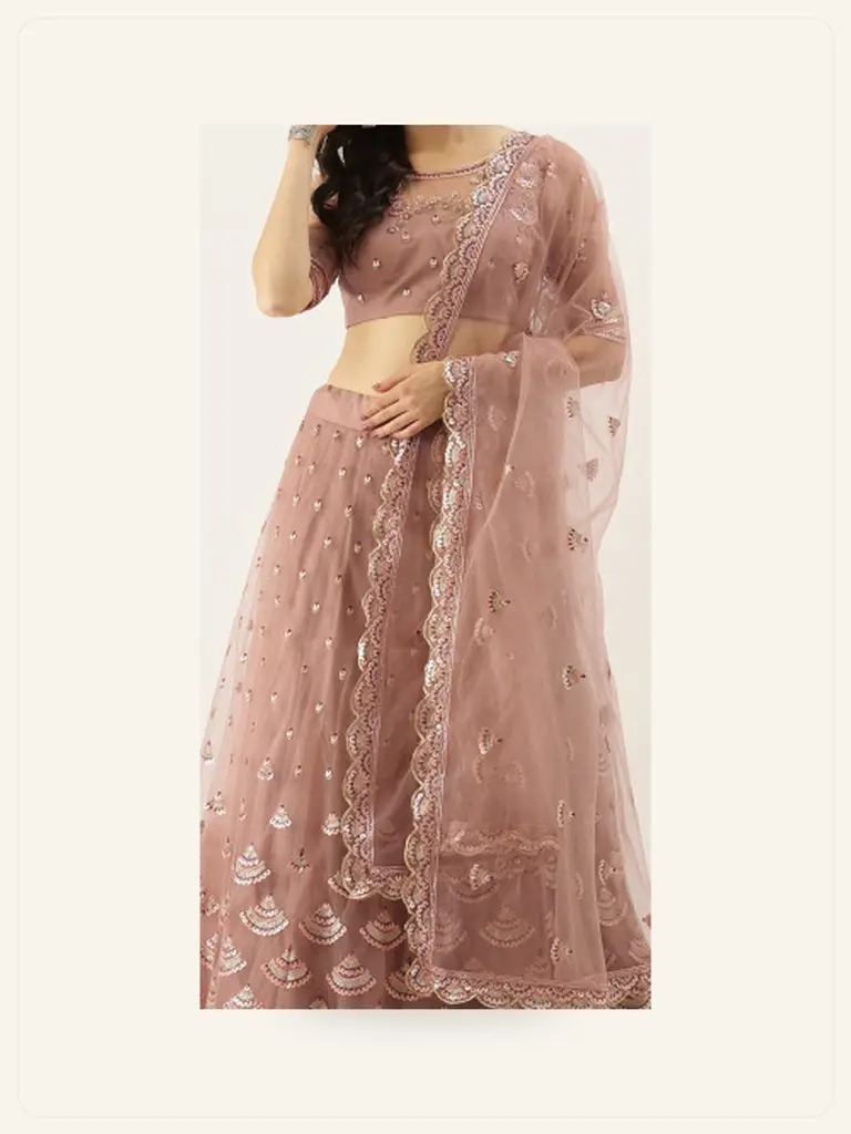 Sequin Cocktail Lehenga - alternate product photo