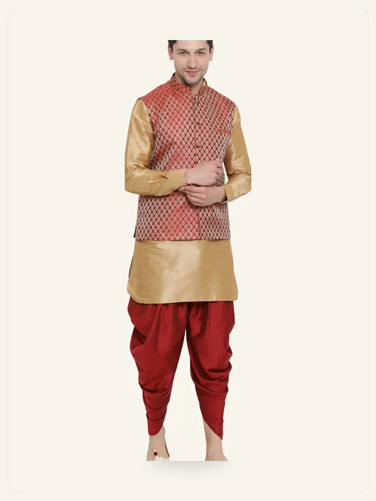 Silk Dhoti Pants - alternate view