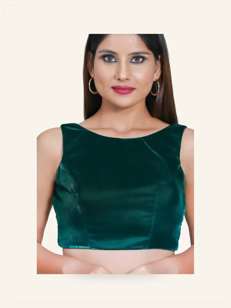 Velvet Embroidered Blouse - alternate product photo